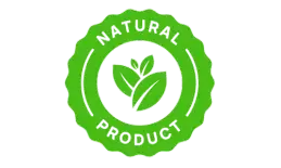 logo of all natural product with green leaf in between for a prodentim